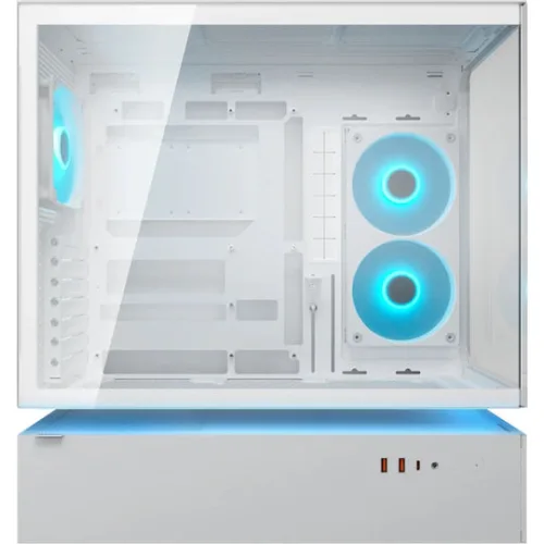 Cougar CFV235 Gaming Midi Tower Κουτί Υπολογιστή με Πλαϊνό Παράθυρο και RGB Φωτισμό Λευκό