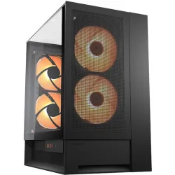 Cougar OmnyX Gaming Midi Tower Κουτί Υπολογιστή με ARGB Φωτισμό Μαύρο