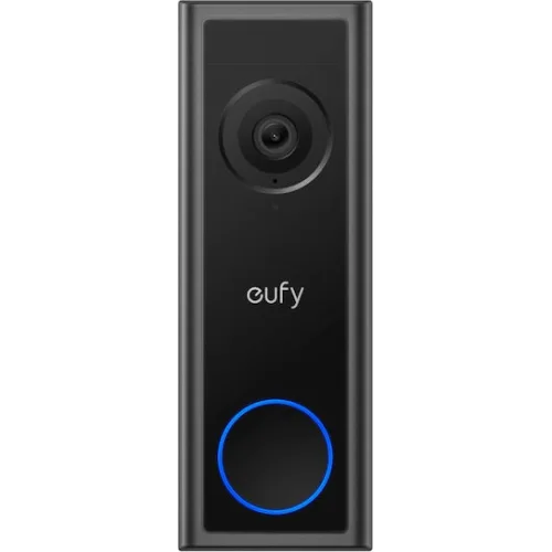 Eufy C30 Ασύρματο Κουδούνι Πόρτας Wi-Fi Συμβατό με Alexa και Google Home Μαύρο