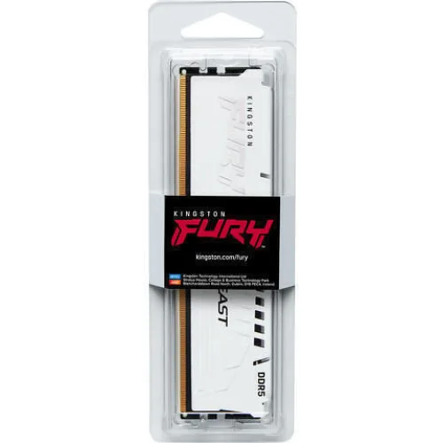 Kingston Fury Beast DDR5 με Module 1x16GB και Ταχύτητα 6000 για DesktopΚωδικός: KF560C36BWE2-16
