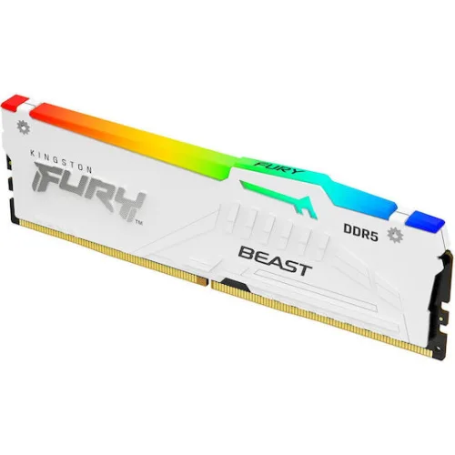 Kingston Fury Beast DDR5 με Module 1x16GB και Ταχύτητα 6000 για DesktopΚωδικός: KF560C36BWE2-16