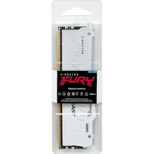 Kingston Fury Beast DDR5 με Module 1x16GB και Ταχύτητα 6000 για DesktopΚωδικός: KF560C36BWE2-16