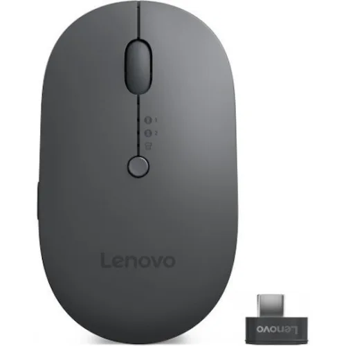 Lenovo Multi-Device X9 Edition Ασύρματο & Ενσύρματο Bluetooth Vertical Ποντίκι Μαύρο