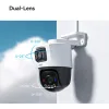 Imou IPC-PS70FP-6M0 IP Dual Κάμερα Παρακολούθησης 3+3MP Αδιάβροχη με Μικρόφωνο και Φακό 3.6mm