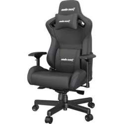 Anda Seat AD12XL Kaiser II Καρέκλα Gaming Δερματίνης με Ρυθμιζόμενα Μπράτσα Μαύρη