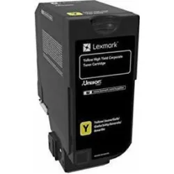 Lexmark 74C2HYE Γνήσιο Toner Laser Εκτυπωτή Κίτρινο 12000 Σελίδων 74C2HYE