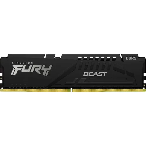 Kingston Fury Beast DDR5 με Module 1x8GB και Ταχύτητα 5600 για DesktopΚωδικός: KF556C40BB-8