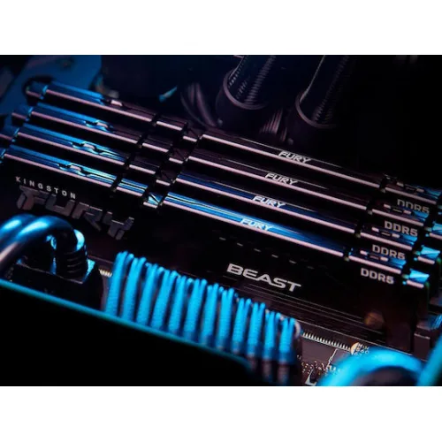 Kingston Fury Beast DDR5 με Module 1x8GB και Ταχύτητα 5600 για DesktopΚωδικός: KF556C40BB-8