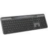 Logitech Signature Slim Solar+ K980 Ασύρματο Bluetooth Πληκτρολόγιο Αγγλικό US Συμβατό με Mac