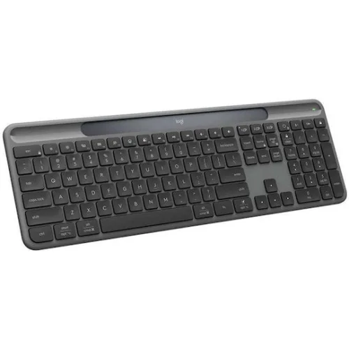 Logitech Signature Slim Solar+ K980 Ασύρματο Bluetooth Πληκτρολόγιο Αγγλικό US Συμβατό με Mac