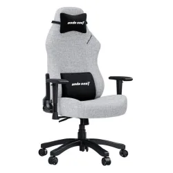 Anda Seat Luna Large Υφασμάτινη Καρέκλα Gaming με Ρυθμιζόμενα Μπράτσα Γκρι