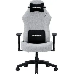 Anda Seat Luna Large Υφασμάτινη Καρέκλα Gaming με Ρυθμιζόμενα Μπράτσα Γκρι