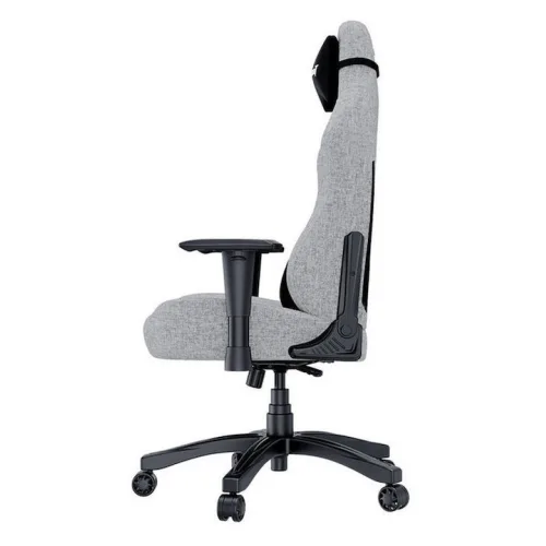 Anda Seat Luna Large Υφασμάτινη Καρέκλα Gaming με Ρυθμιζόμενα Μπράτσα Γκρι