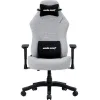 Anda Seat Luna Large Υφασμάτινη Καρέκλα Gaming με Ρυθμιζόμενα Μπράτσα Γκρι
