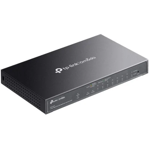 TP-LINK Omada ES210GMP v1 Managed L2 PoE+ Switch με 8 Θύρες Gigabit (1Gbps) Ethernet και 1 SFP Θύρα