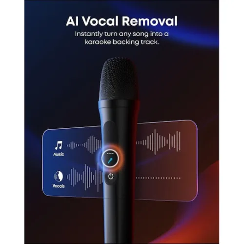Anker Ηχείο Karaoke με Ασύρματα Μικρόφωνα και Εφέ Φωτισμού SoundCore Rave 3s A31A3012 Μαύρο