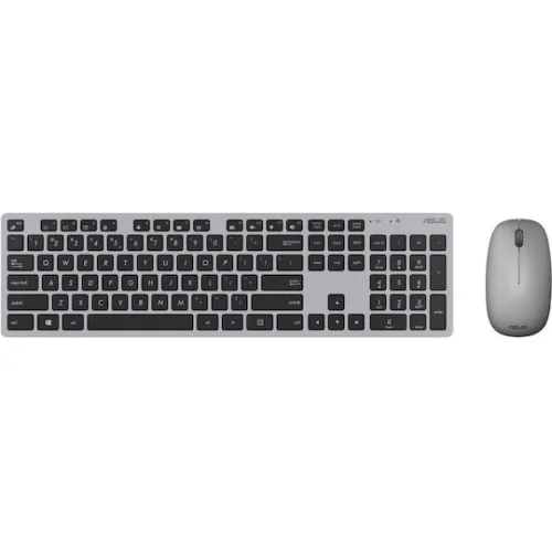 Asus W5000 Ασύρματο Σετ Πληκτρολόγιο & Ποντίκι Αγγλικό US Γκρι