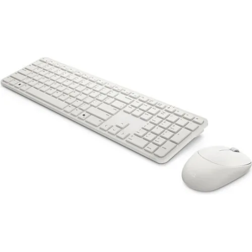 Dell Pro 5 KM526 Ασύρματο Σετ Πληκτρολόγιο & Ποντίκι Ελληνικό Συμβατό με Mac Light Ash
