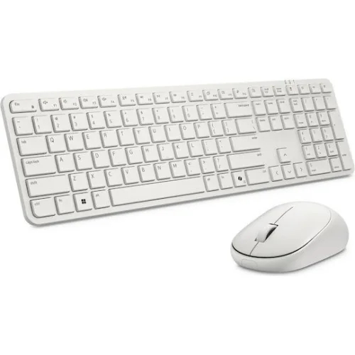 Dell Pro 5 KM526 Ασύρματο Σετ Πληκτρολόγιο & Ποντίκι Ελληνικό Συμβατό με Mac Light Ash