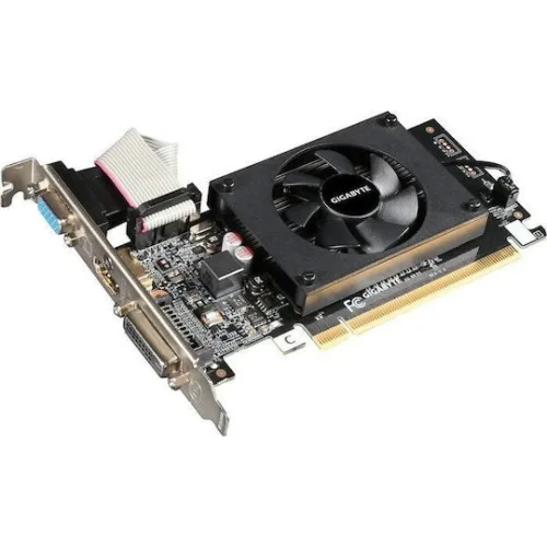 Gigabyte GeForce GT 710 rev. 2.0 2GB GDDR3 Κάρτα ΓραφικώνΚωδικός: GV-N710D3-2GL