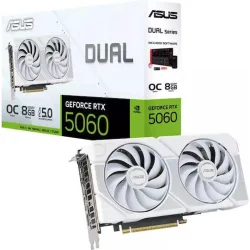 ASUS VGA DUAL-RTX5060-O8G-WHITE, 8GB, GDDR7