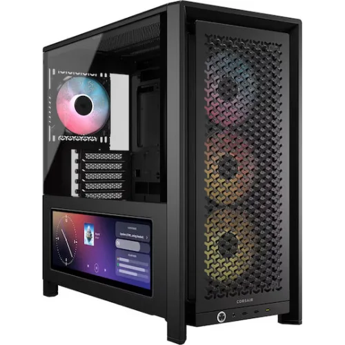 Corsair Frame 4000D Gaming Midi Tower Κουτί Υπολογιστή με Πλαϊνό Παράθυρο Μαύρο