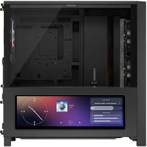 Corsair Frame 4000D Gaming Midi Tower Κουτί Υπολογιστή με Πλαϊνό Παράθυρο Μαύρο