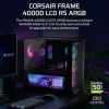 Corsair Frame 4000D Gaming Midi Tower Κουτί Υπολογιστή με Πλαϊνό Παράθυρο Μαύρο