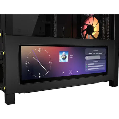 Corsair Frame 4000D Gaming Midi Tower Κουτί Υπολογιστή με Πλαϊνό Παράθυρο Μαύρο