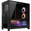 Corsair Frame 4000D Gaming Midi Tower Κουτί Υπολογιστή με Πλαϊνό Παράθυρο Μαύρο