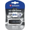 Verbatim Store 'n' Go V3 64GB USB 3.0 Stick Μαύρο