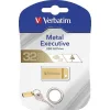 Verbatim Metal Executive 32GB USB 3.0 Stick Χρυσό