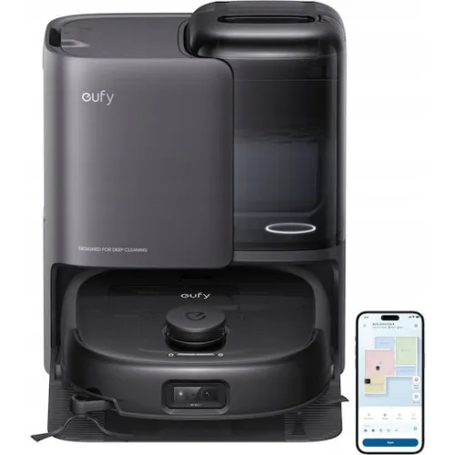 Eufy Omni E25 Σκούπα Ρομπότ με Χαρτογράφηση Laser & Απορρόφηση 20000Pa Μαύρη