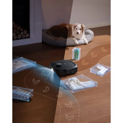 Eufy Omni E25 Σκούπα Ρομπότ με Χαρτογράφηση Laser & Απορρόφηση 20000Pa Μαύρη