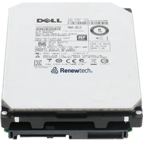 Dell 8TB HDD Σκληρός Δίσκος 3.5" SAS 3.0 7200rpm για NAS / Server 161-BBRX