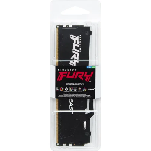 Kingston Fury Beast RGB DDR5 με Module 1x32GB και Ταχύτητα 5200 για DesktopΚωδικός: KF552C40BBA-32