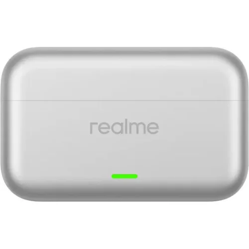 Realme Buds T500 Pro Bluetooth Handsfree Ακουστικά με Αντοχή στον Ιδρώτα και Θήκη Φόρτισης Silver-White