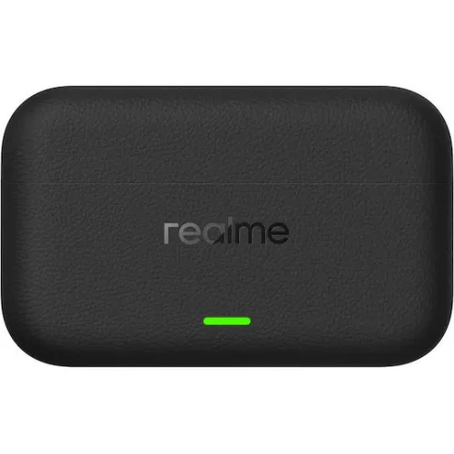 Realme Buds T500 Pro Bluetooth Handsfree Ακουστικά με Αντοχή στον Ιδρώτα και Θήκη Φόρτισης Μαύρα