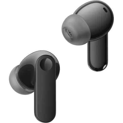 Realme Buds T500 Pro Bluetooth Handsfree Ακουστικά με Αντοχή στον Ιδρώτα και Θήκη Φόρτισης Μαύρα