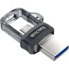 Sandisk Ultra Dual 128GB USB 3.0 Stick με σύνδεση USB-A & micro USB-B Γκρι