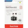 Sandisk Ultra Dual 128GB USB 3.0 Stick με σύνδεση USB-A & micro USB-B Γκρι