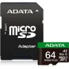 Adata microSDXC 64GB U3 V30 A2 UHS-I 100MB/s με αντάπτορα