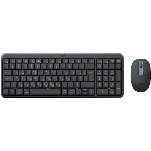 Logitech MK250 Compact Ασύρματο Bluetooth Σετ Πληκτρολόγιο & Ποντίκι Ελληνικό