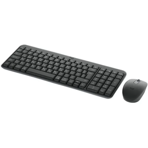 Logitech MK250 Compact Ασύρματο Bluetooth Σετ Πληκτρολόγιο & Ποντίκι Ελληνικό