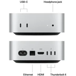Apple Mac Mini (2024) (M4 10-core/16GB/512GB SSD/MacOS) 10-Core GPU