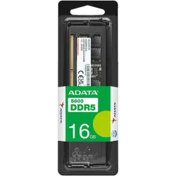 Adata DDR5 με Module 1x16GB και Ταχύτητα 5600 για LaptopΚωδικός: AD5S560016G-S