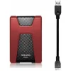 Adata HD650 USB 3.0 Εξωτερικός HDD 2TB 2.5" Κόκκινο