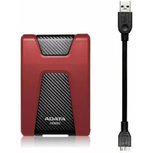 Adata HD650 USB 3.0 Εξωτερικός HDD 2TB 2.5" Κόκκινο