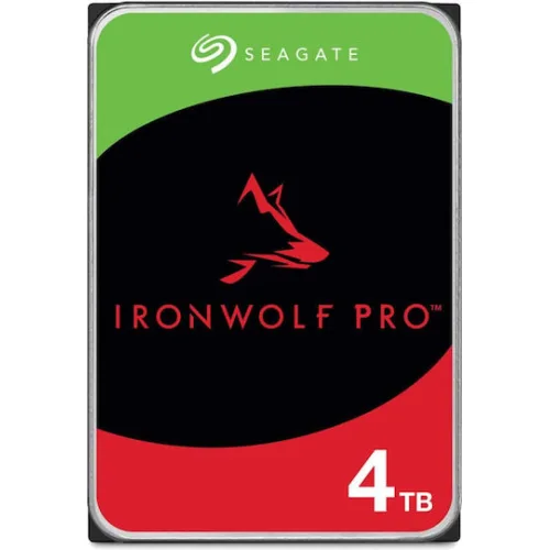 Seagate Ironwolf Pro 4TB HDD Σκληρός Δίσκος 3.5" SATA III 7200rpm με 256MB Cache για NAS ST4000NT001