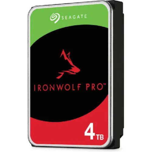 Seagate Ironwolf Pro 4TB HDD Σκληρός Δίσκος 3.5" SATA III 7200rpm με 256MB Cache για NAS ST4000NT001